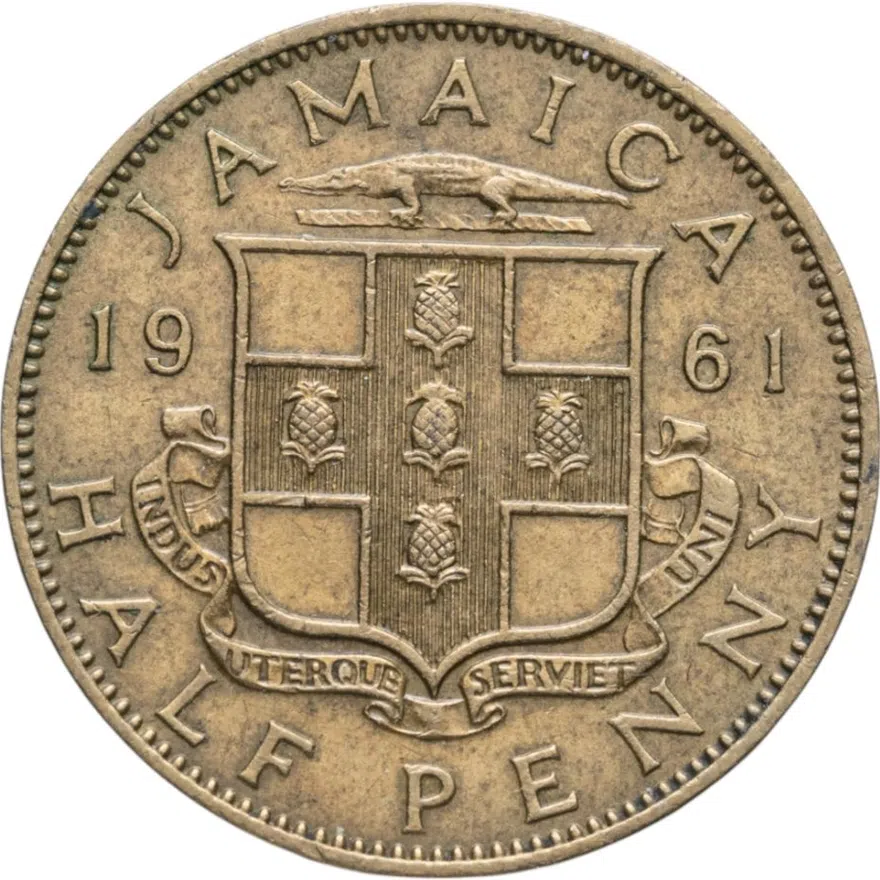 Ямайка 1/2 пенни (penny) 1961