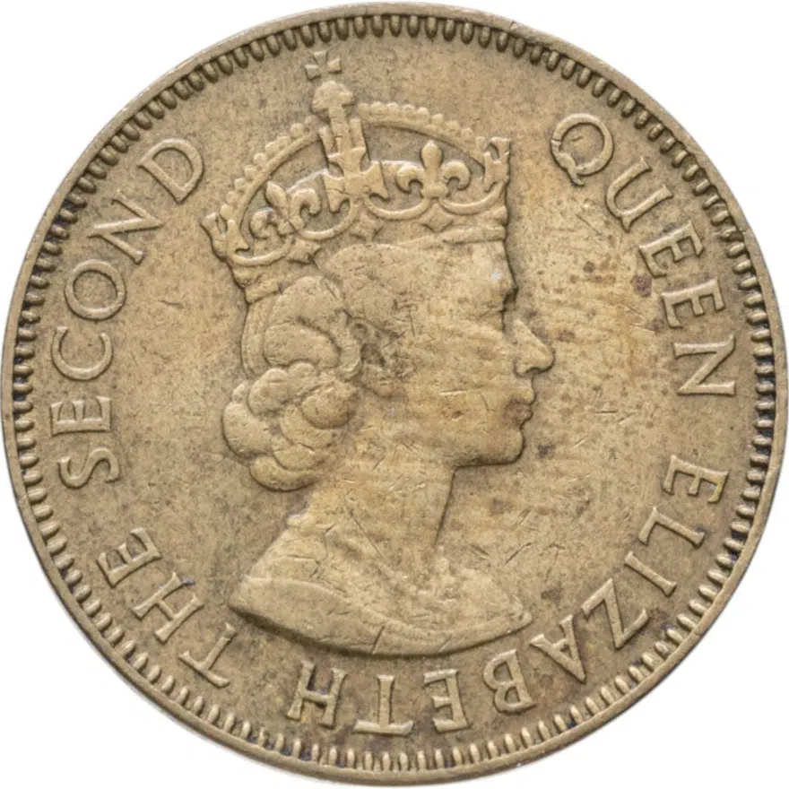 Ямайка 1/2 пенни (penny) 1961, реверс