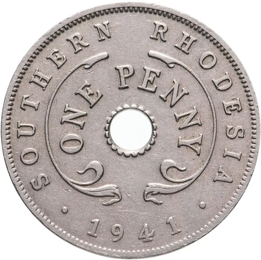 Южная Родезия 1 пенни (penny) 1941