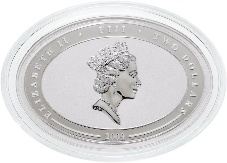 Фиджи 2 доллара (dollars) 2009 "Дирижабли - Американский дирижабль USS Akron (ZRS-4)", реверс