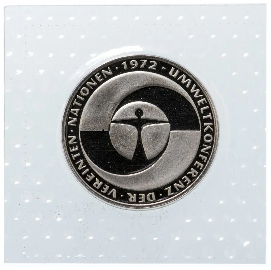 Германия 5 марок (deutsche mark) 1982  10 лет конференции ООН по окружающей среде, аверс