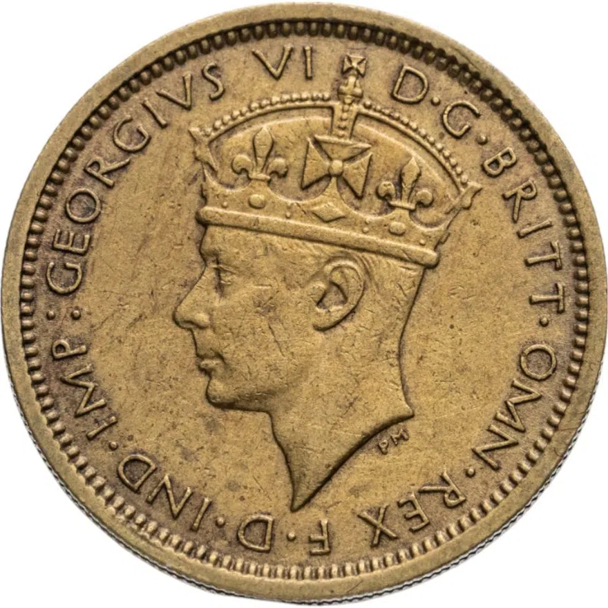 Британская Западная Африка 6 пенсов (pence) 1938, реверс