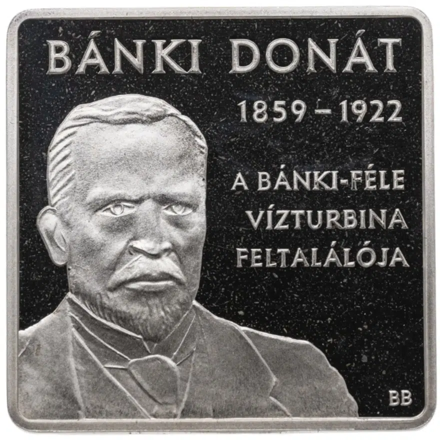 Венгрия 1000 форинтов (forint) 2009  150 лет со дня рождения Доната Банки