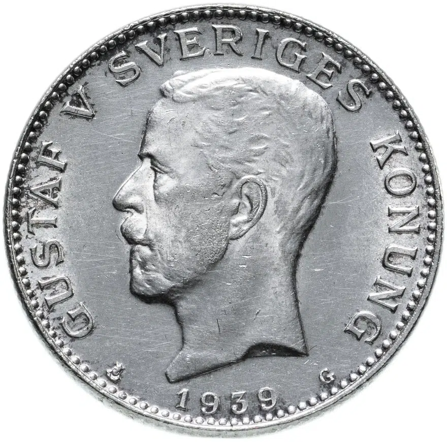 Швеция 1 крона (krona) 1939