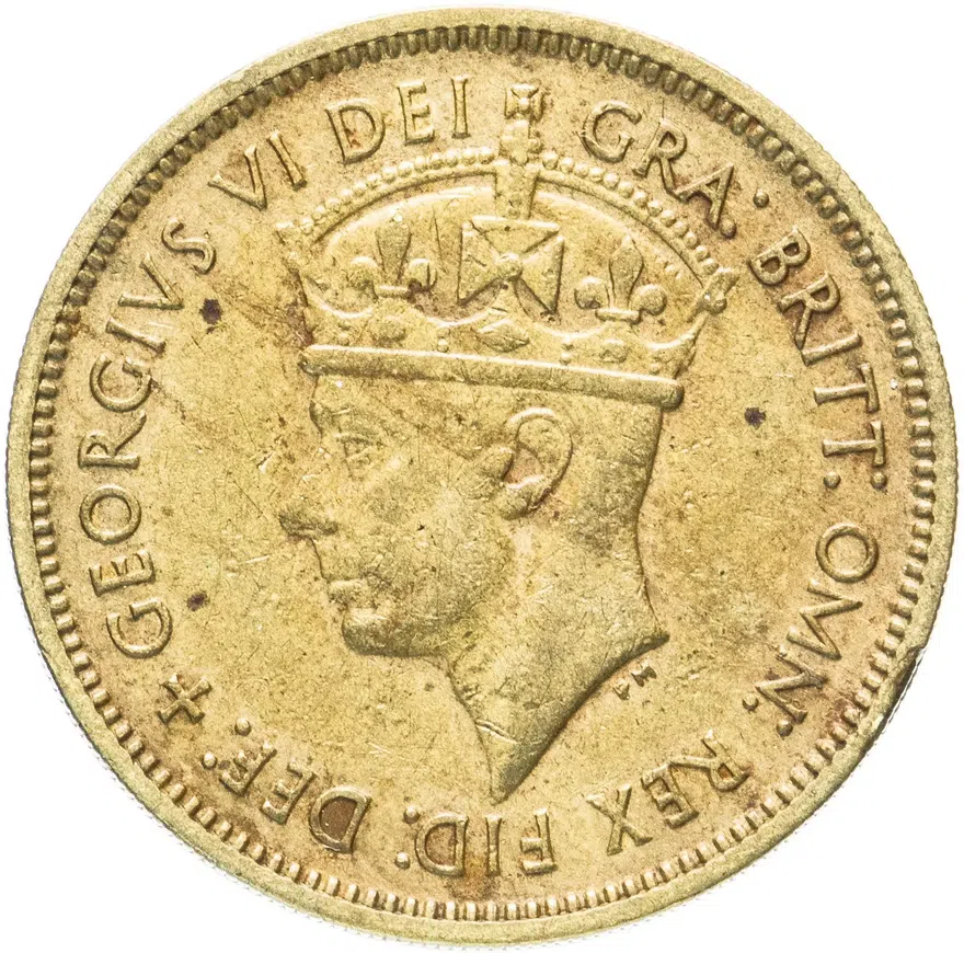 Британская Западная Африка 1 шиллинг (shilling) 1951, реверс