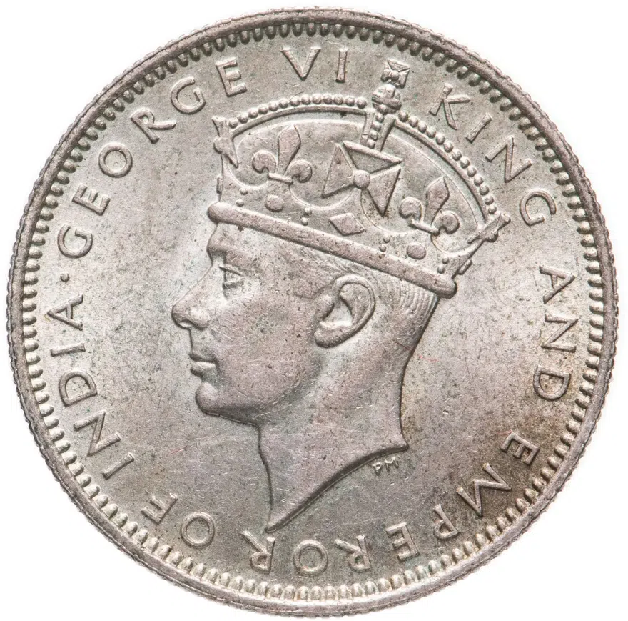 Малайя 20 центов (cents) 1939, реверс
