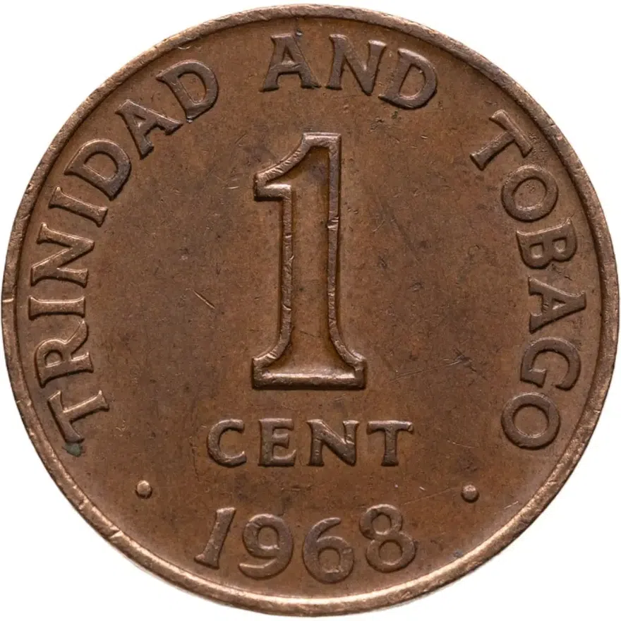 Тринидад и Тобаго 1 цент (cent) 1968