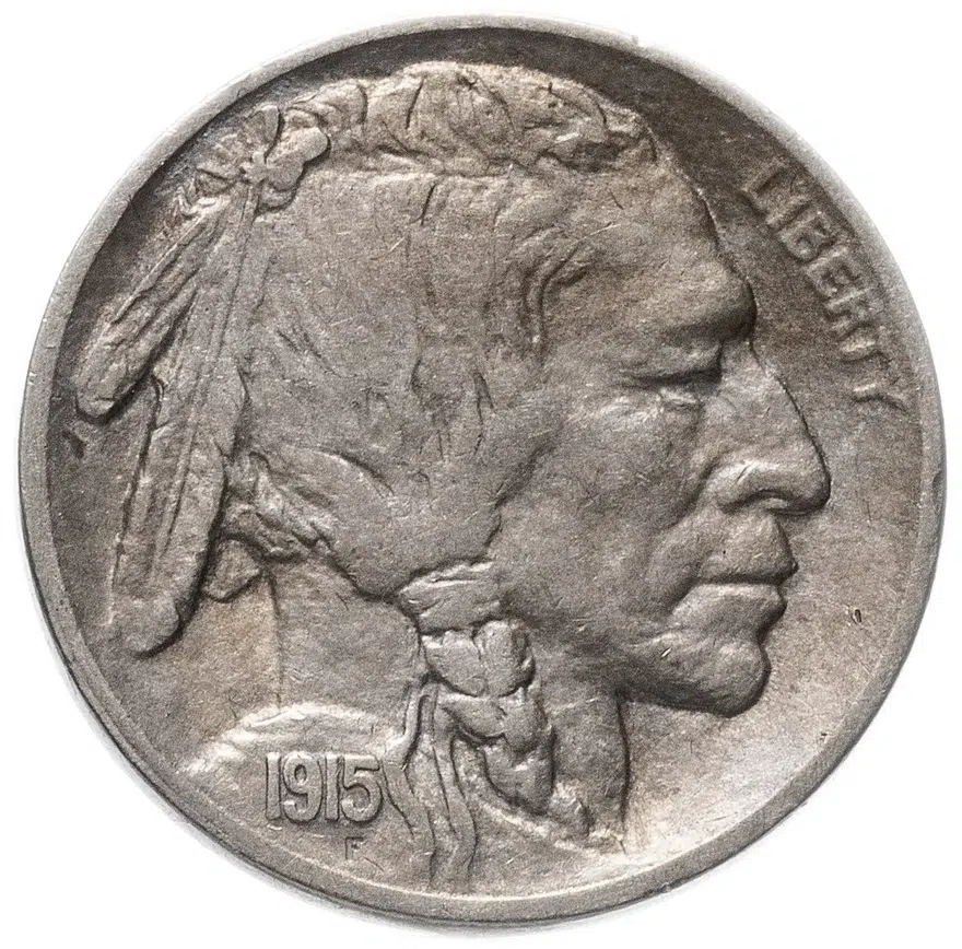 США 5 центов (cents) 1915 Buffalo Nickel "S"