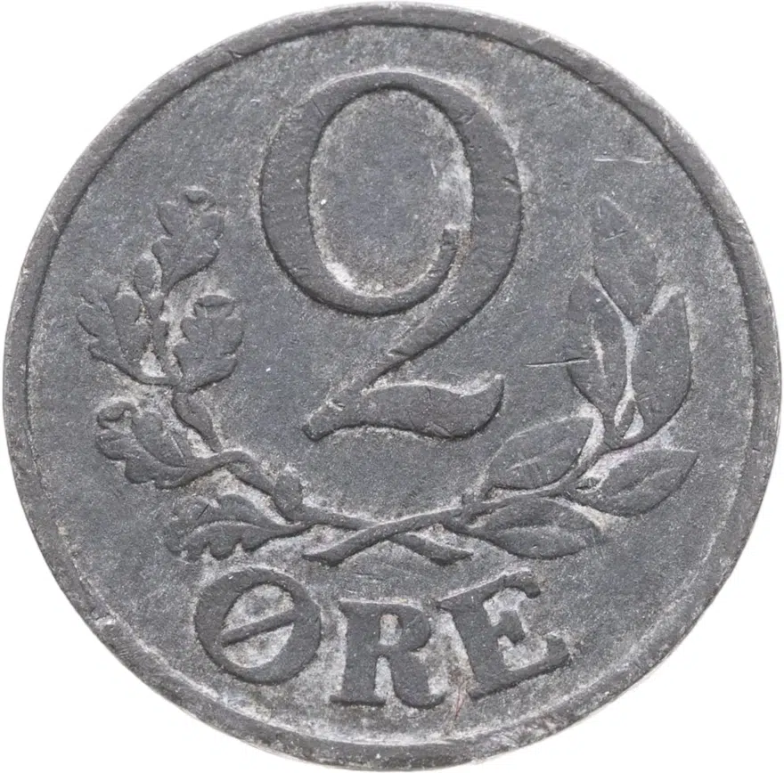 Дания 2 эре (ore) 1942