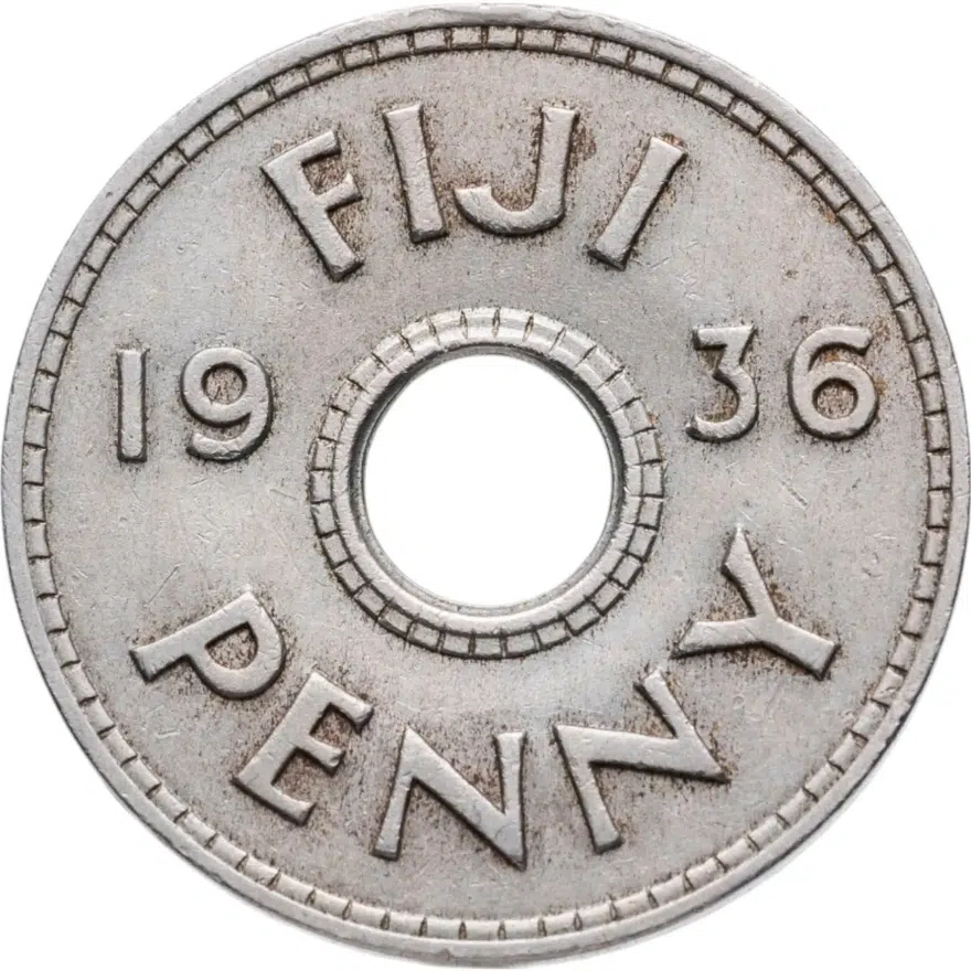 Фиджи 1 пенни (penny) 1936 Георг V