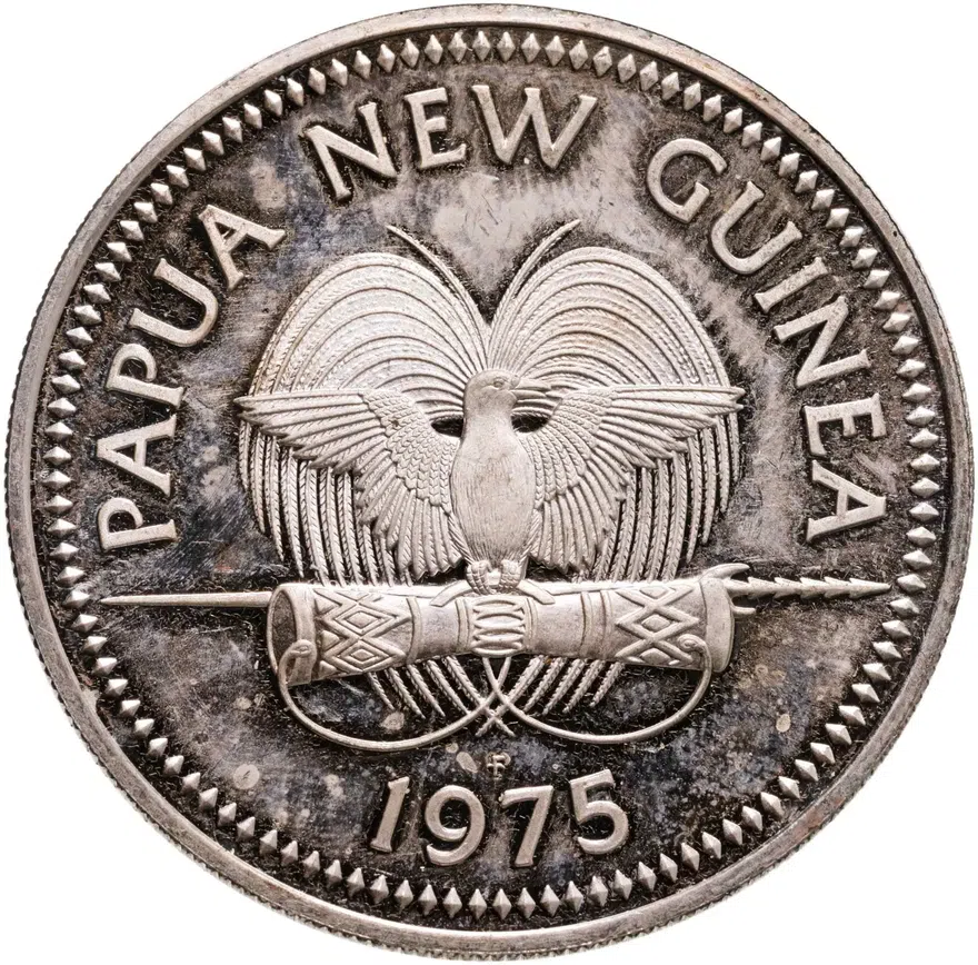 Папуа - Новая Гвинея 5 кина (kina) 1975, реверс