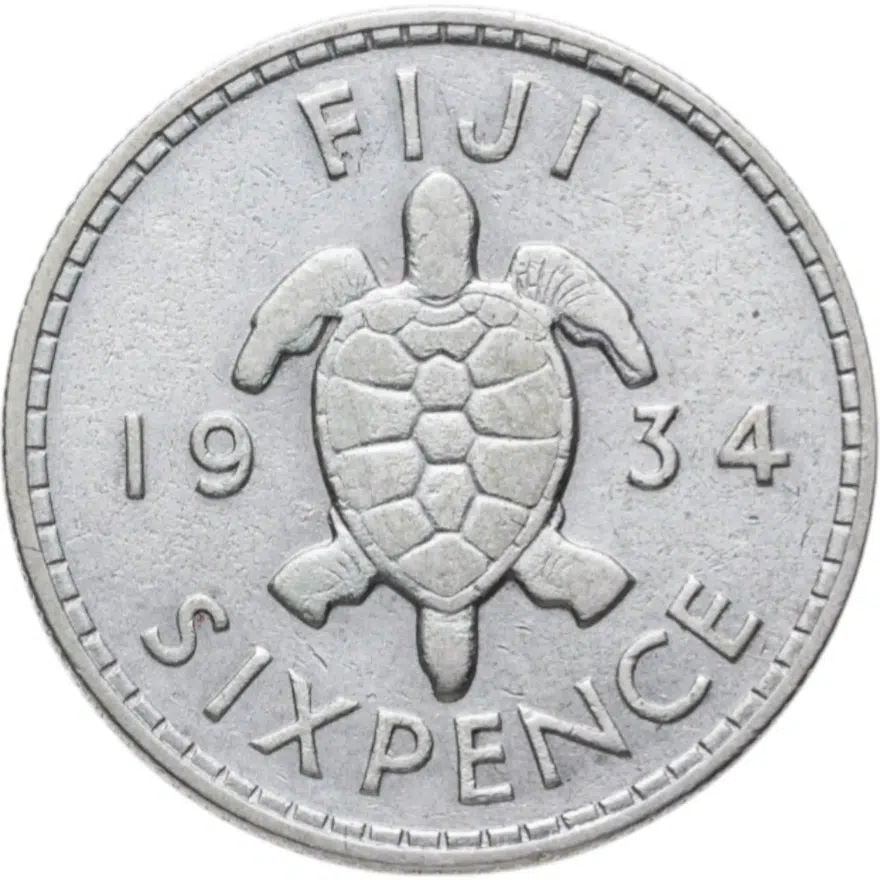 Фиджи 6 пенсов (pence) 1934