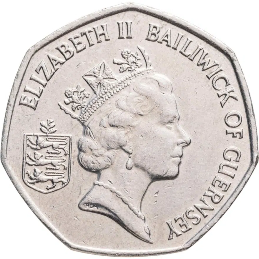 Гернси 50 пенсов (pence) 1997, реверс