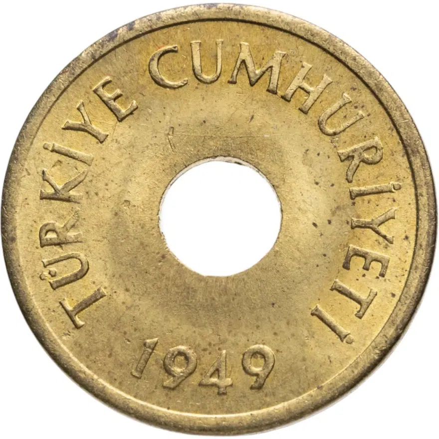 Турция 1 куруш (kurus) 1949
