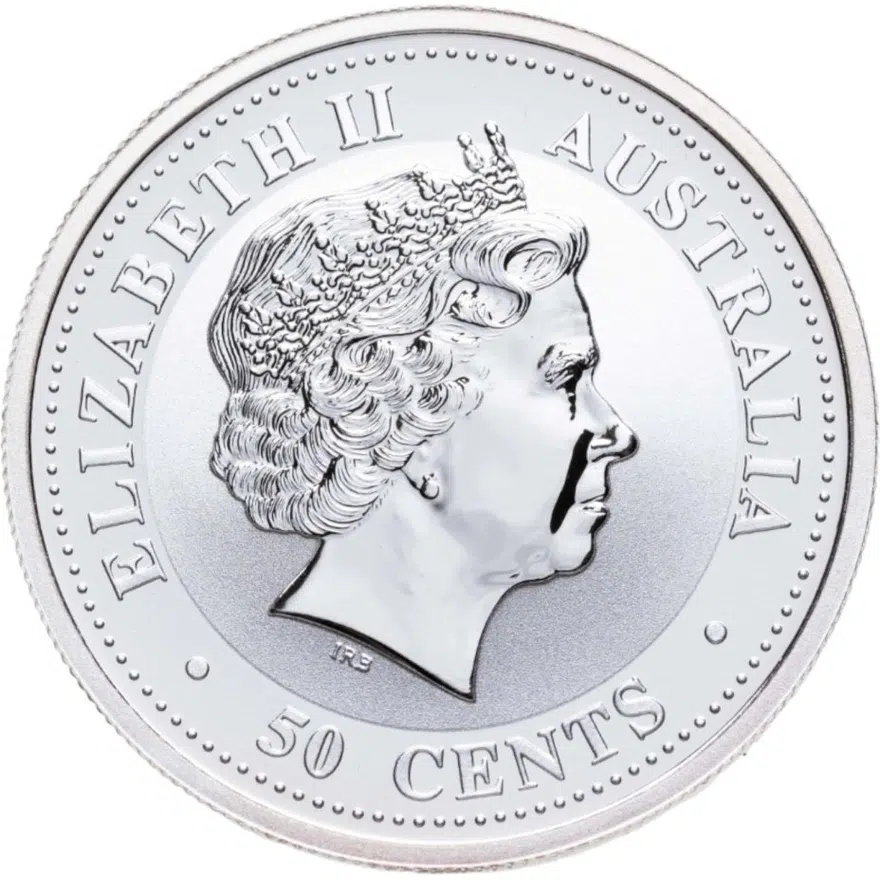 Австралия 50 центов (cents) 2004 "Восточный календарь - год обезьяны", реверс