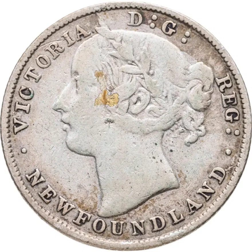 Ньюфаундленд 20 центов (cents) 1894, реверс