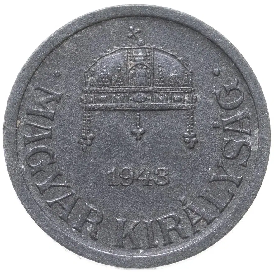 Венгрия 2 филлера (filler) 1943, аверс