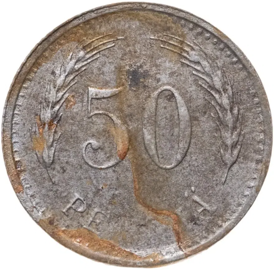 Финляндия 50 пенни (pennia) 1945
