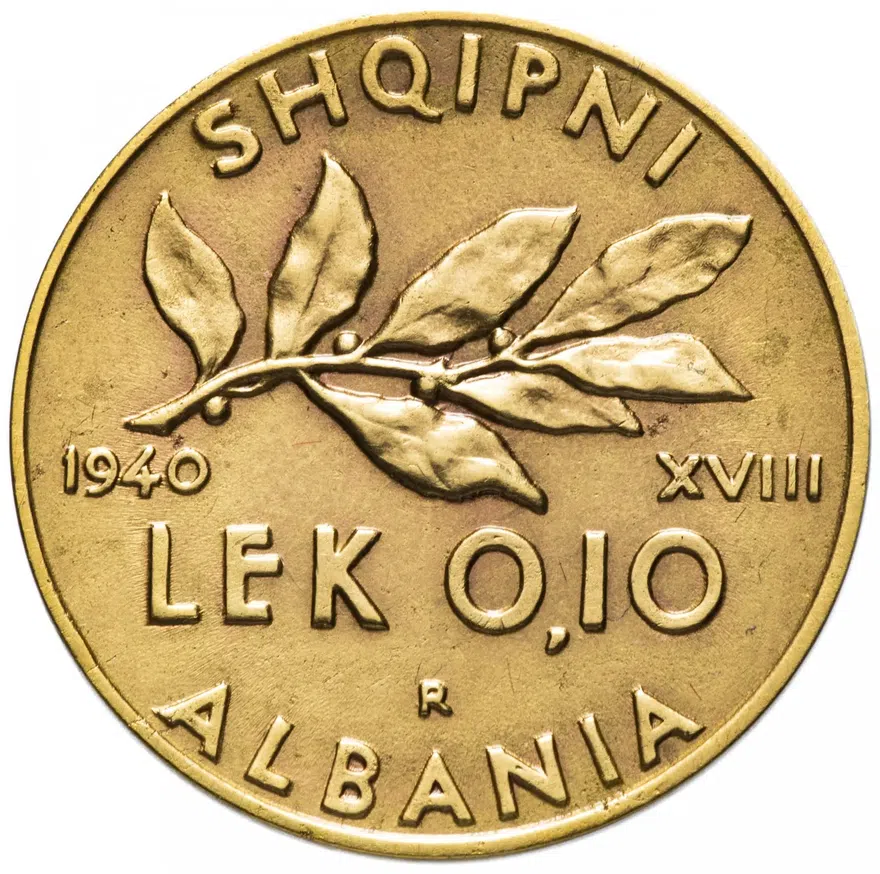 Албания 0,1 лека (lek) 1940