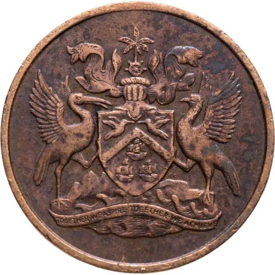 Тринидад и Тобаго 1 цент (cent) 1972, реверс