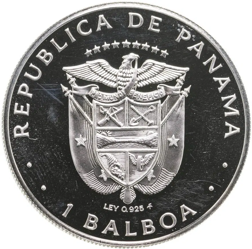 Панама 1 бальбоа (balboa) 1975, реверс