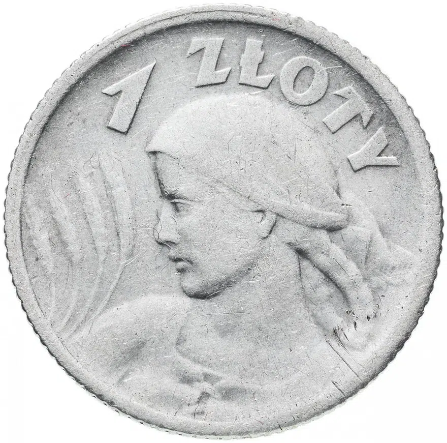 Польша 1 злотый (zloty) 1924, реверс