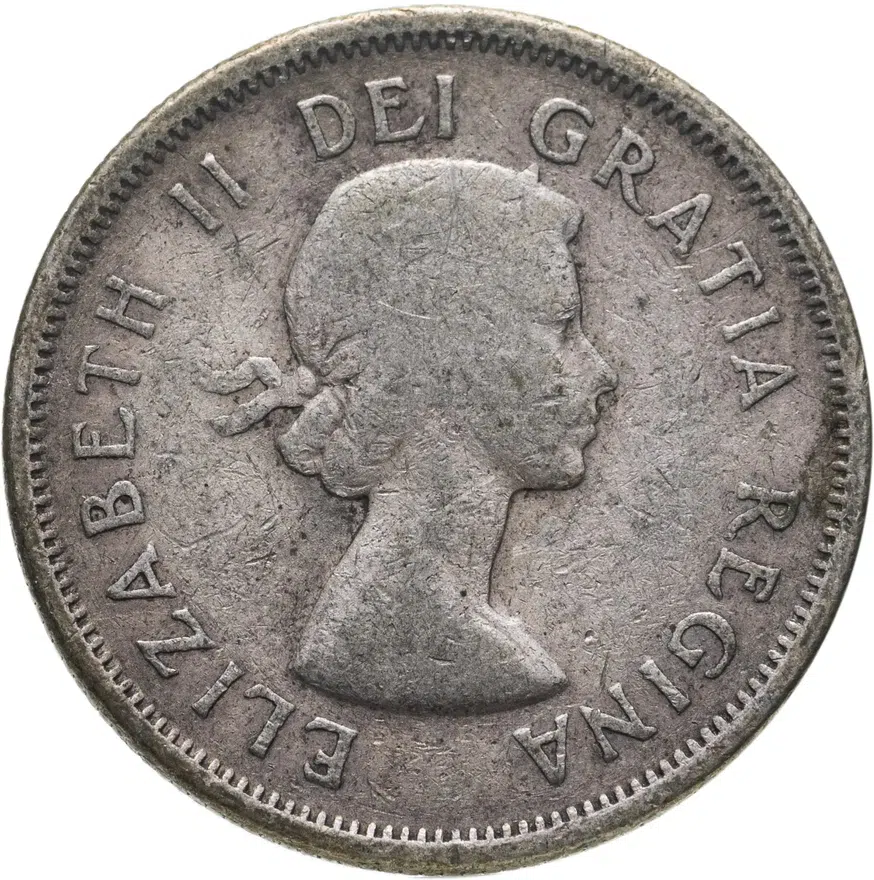 Канада 25 центов (квотер, cents) 1959