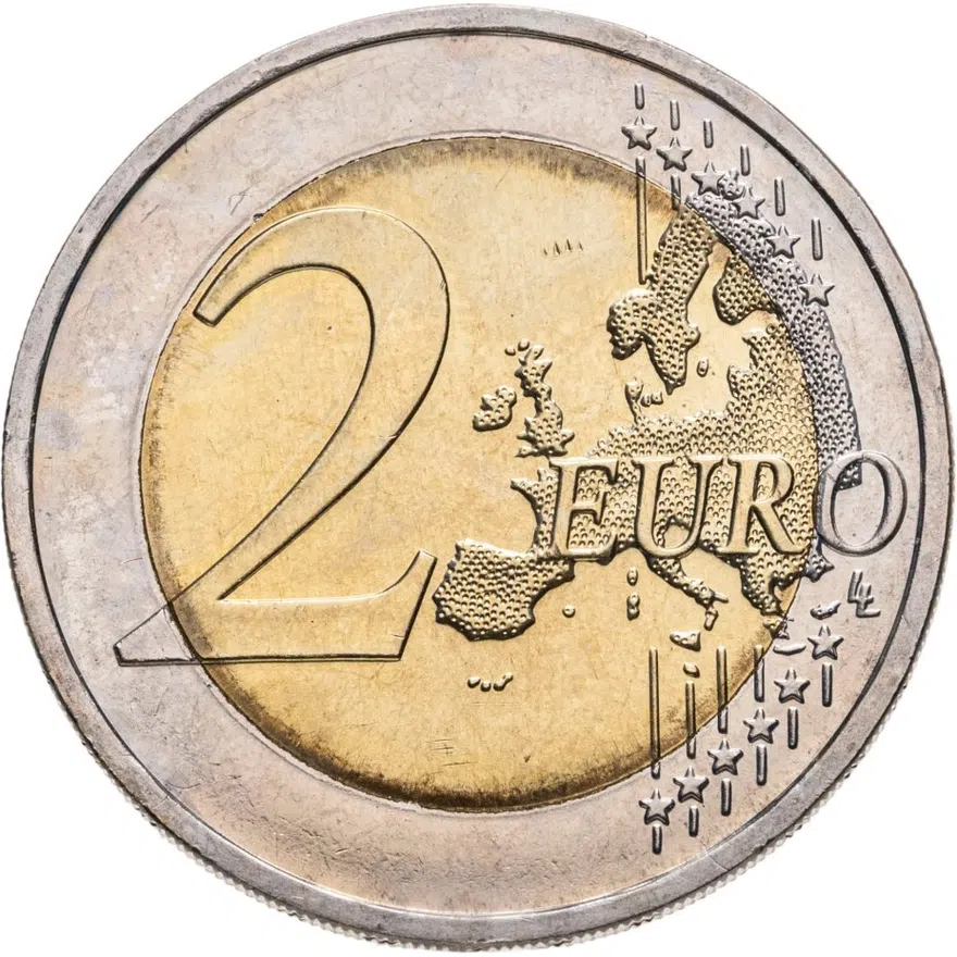 Германия 2 евро (euro) 2009 Федеральные земли Германии - Церковь Людвига в Саарбрюккен, Саар знак монетного двора "D" - Мюнхен, реверс