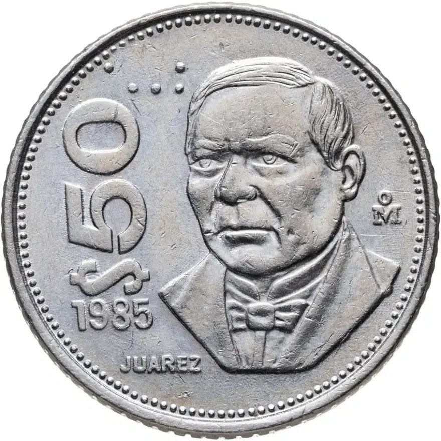 Мексика 50 песо (pesos) 1985