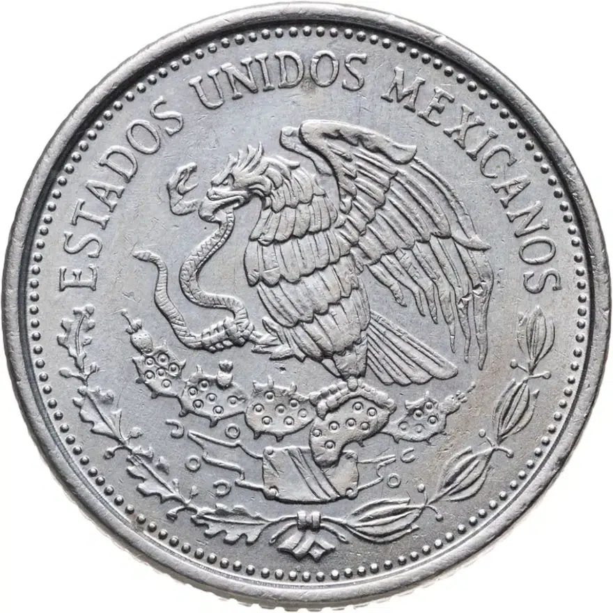 Мексика 50 песо (pesos) 1985, реверс