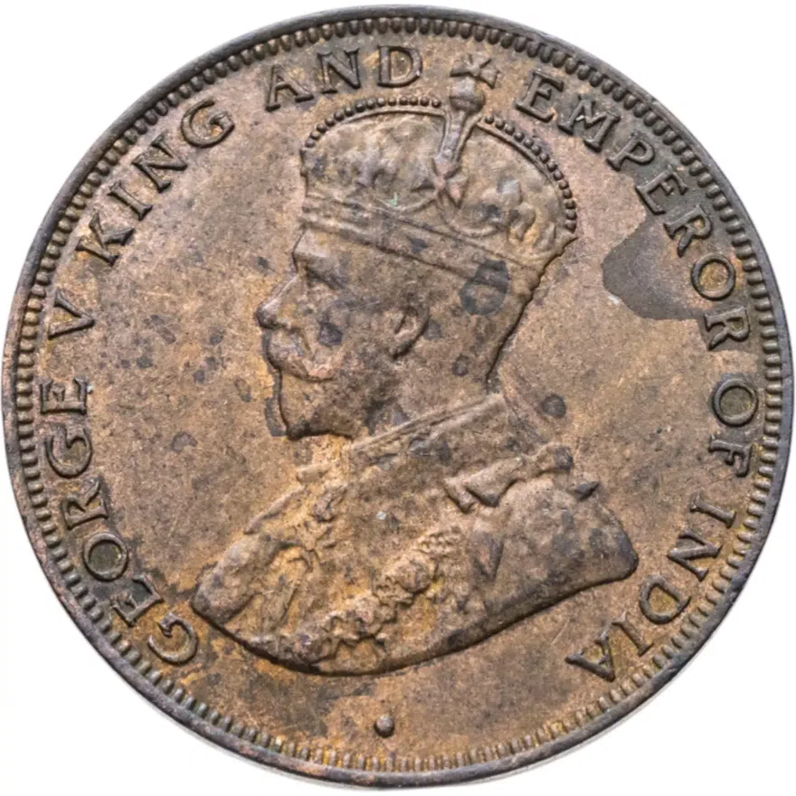 Гонконг 1 цент (cent) 1931