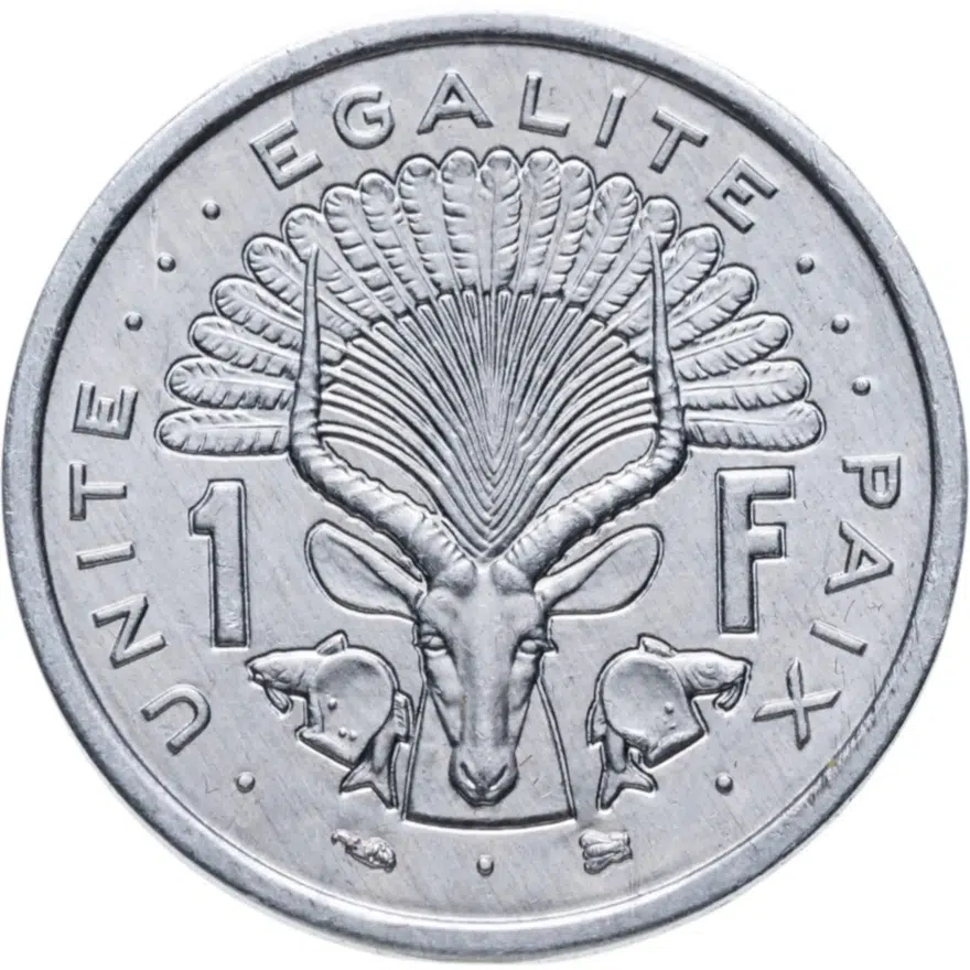Джибути 1 франк (franc) 1996