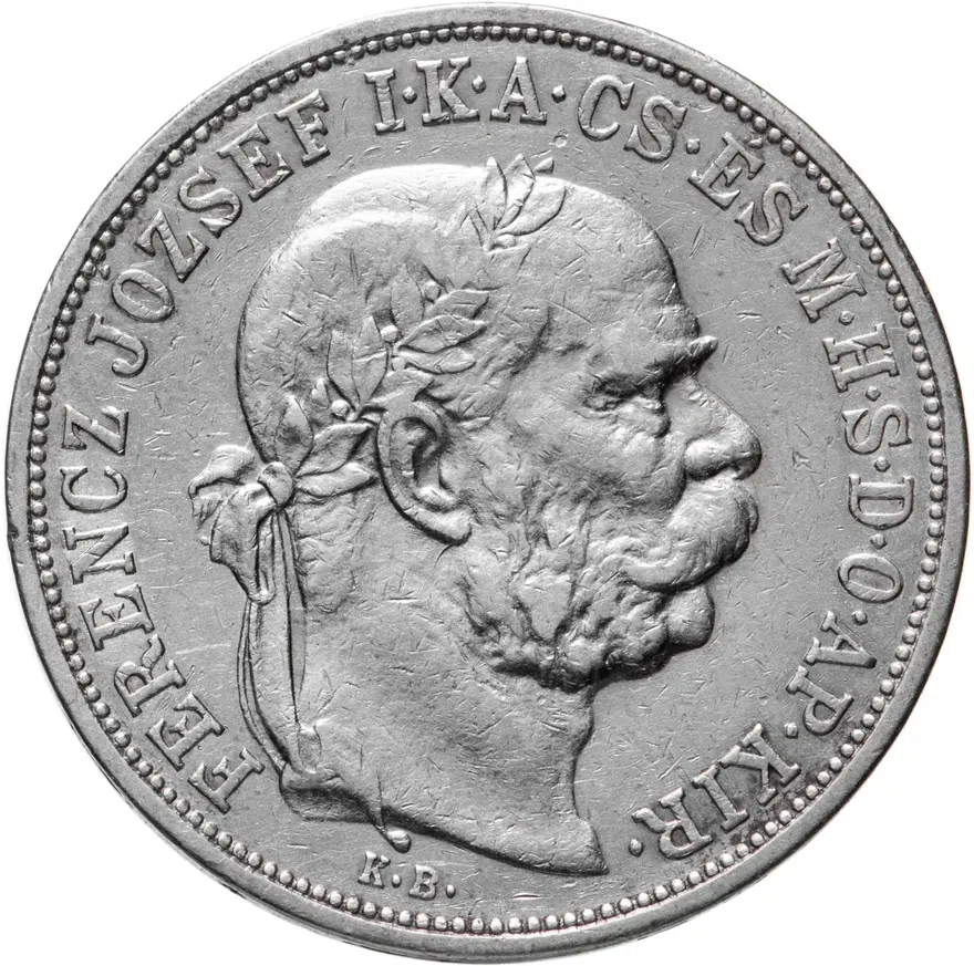 Венгрия 5 крон (corona) 1908