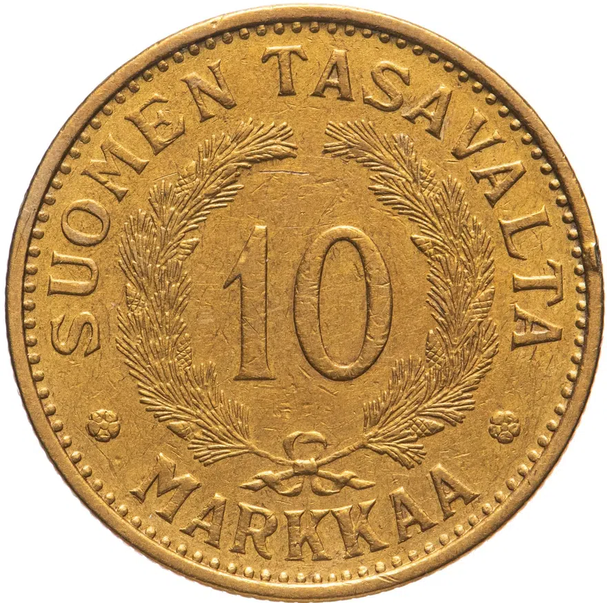 Финляндия 10 марок (markkaa) 1938