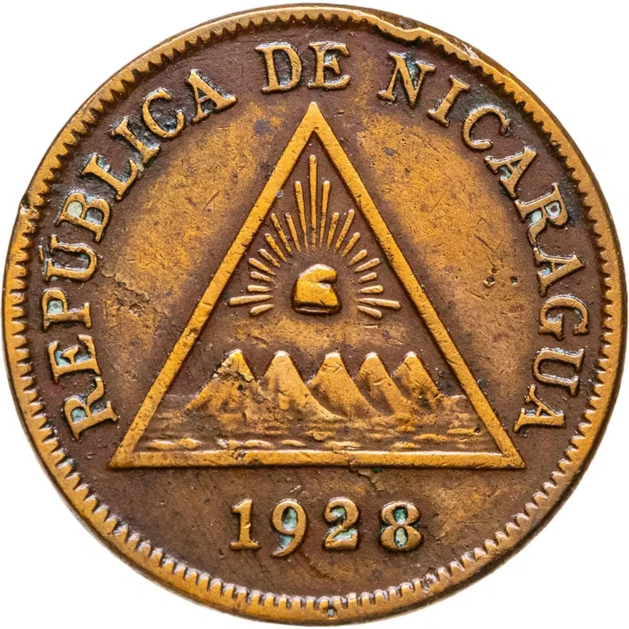 Никарагуа 1 сентаво (centavo) 1928