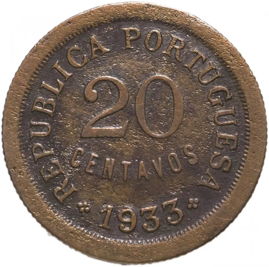 Гвинея-Бисау Португальская 20 сентаво (centavos) 1933