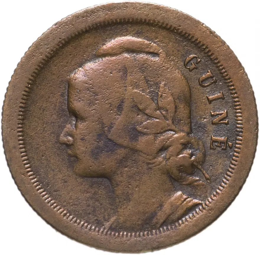 Гвинея-Бисау Португальская 20 сентаво (centavos) 1933, реверс