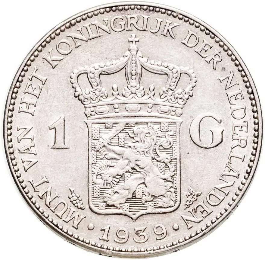 Нидерланды 1 гульден (gulden) 1939