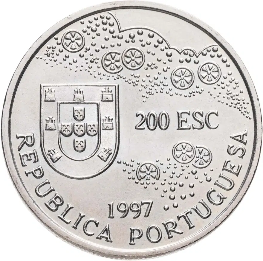 Португалия 200 эскудо (escudos) 1997  400 лет со дня смерти Луиса Фройса, реверс