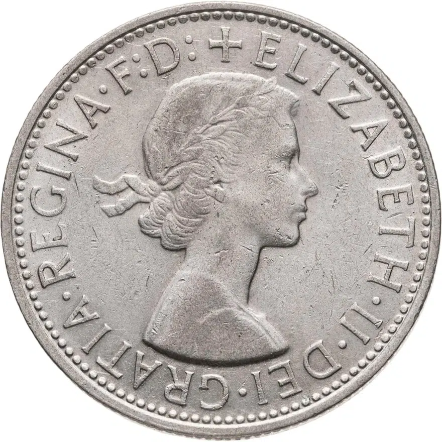 Австралия 2 шиллинга (флорин, shillings) 1962, реверс
