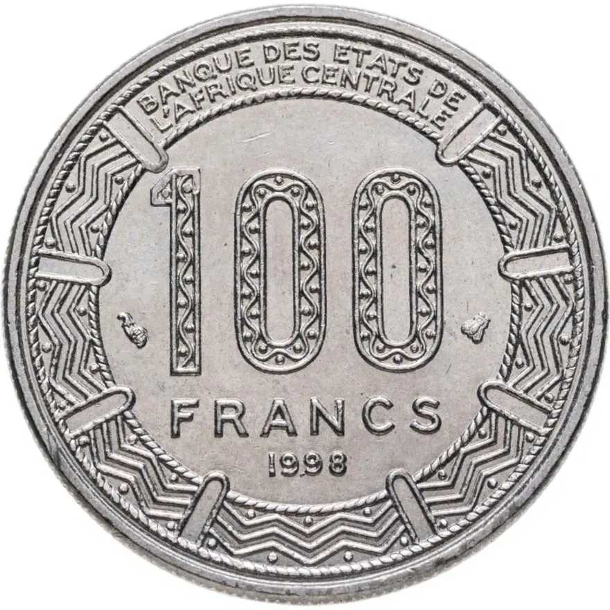 Центральная Африка (BEAC) 100 франков (francs) 1998