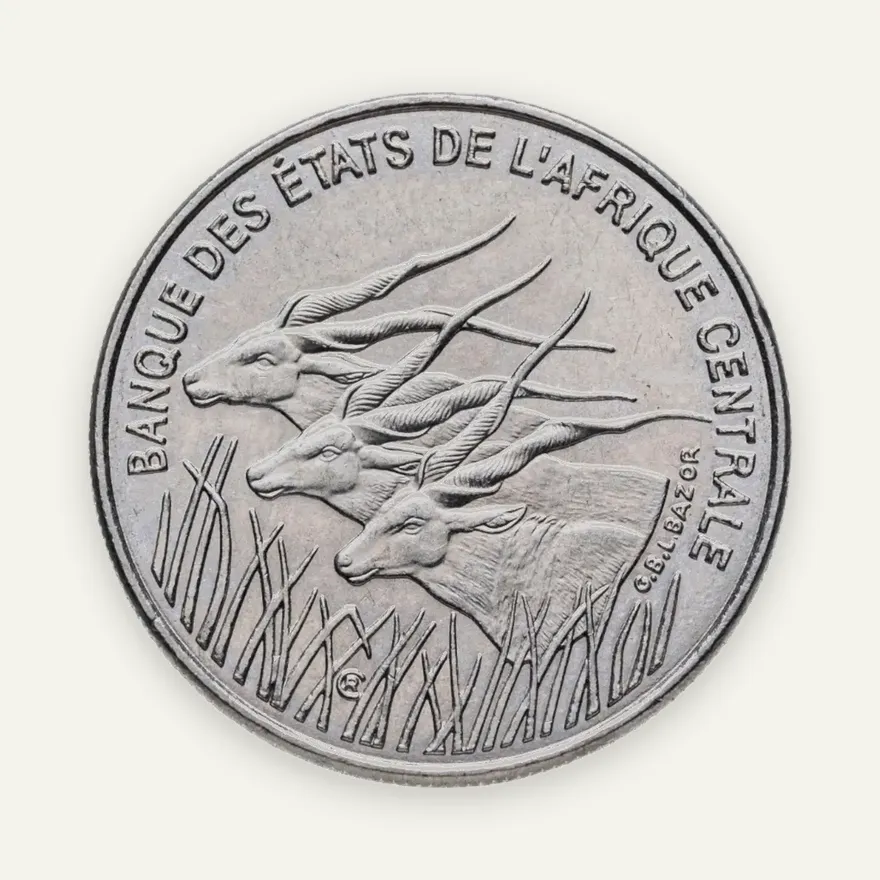 Центральная Африка (BEAC) 100 франков (francs) 1998, реверс