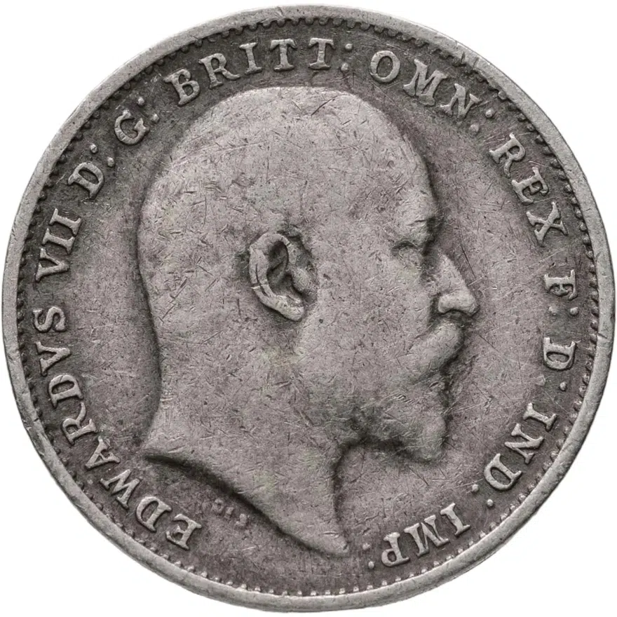 Великобритания 3 пенса (pence) 1907