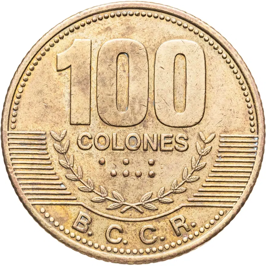 Коста-Рика 100 колонов (colones) 2007