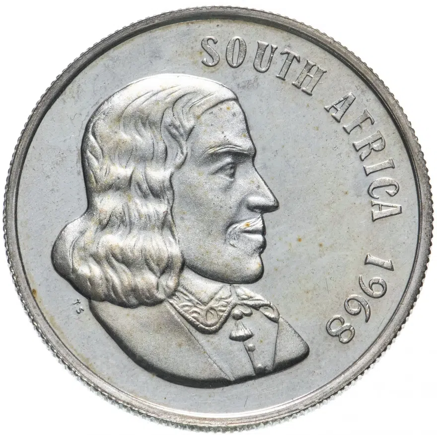 ЮАР 1 ранд (рэнд, rand) 1968  SOUTH AFRICA