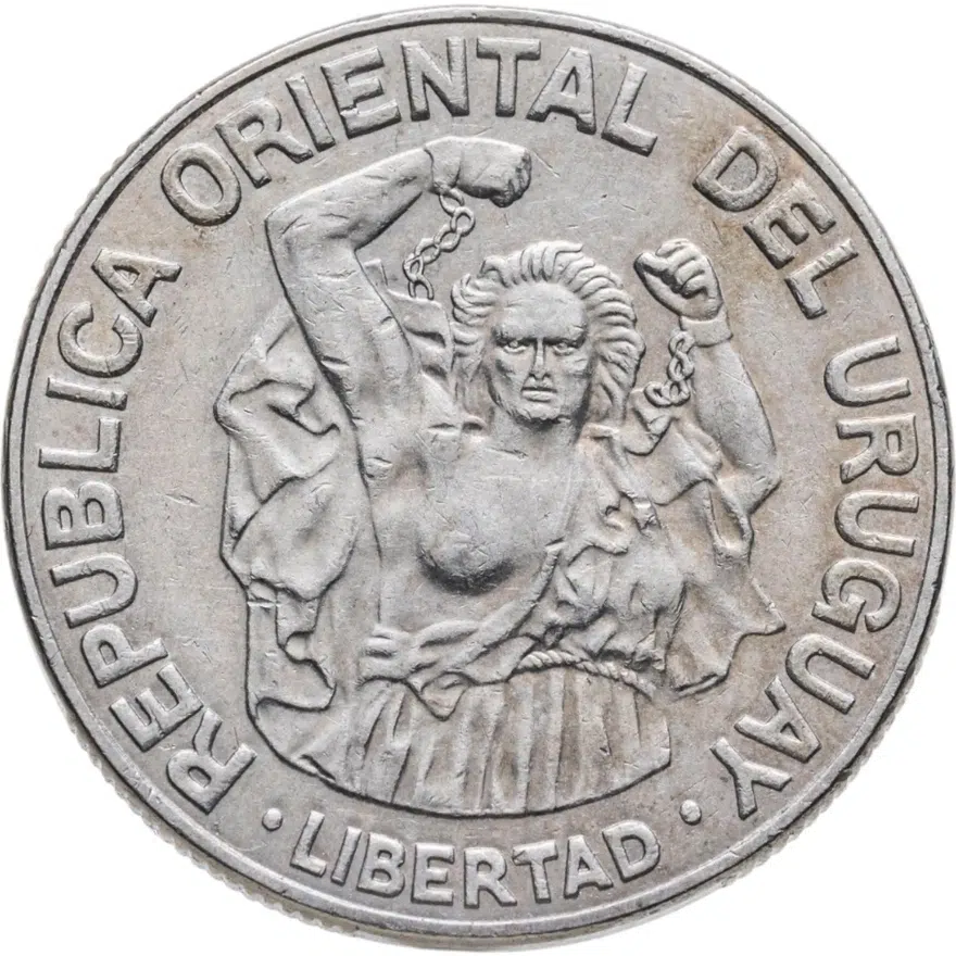 Уругвай 200 новых песо (nuevos pesos) 1989, реверс