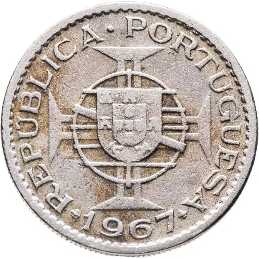 Ангола 2,5 эскудо (escudos) 1967, аверс