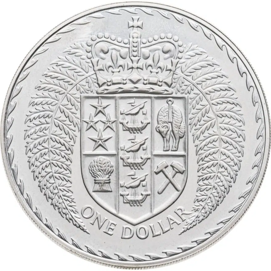 Новая Зеландия 1 доллар (dollar) 1976, реверс