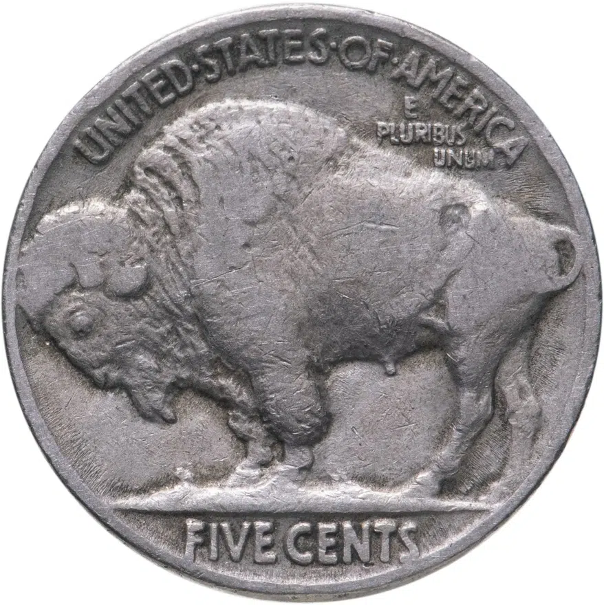США 5 центов (cents) 1926  Buffalo Nickel Без отметки монетного двора