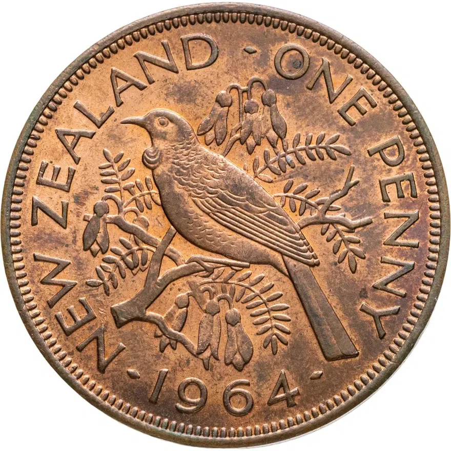 Новая Зеландия 1 пенни (penny) 1964